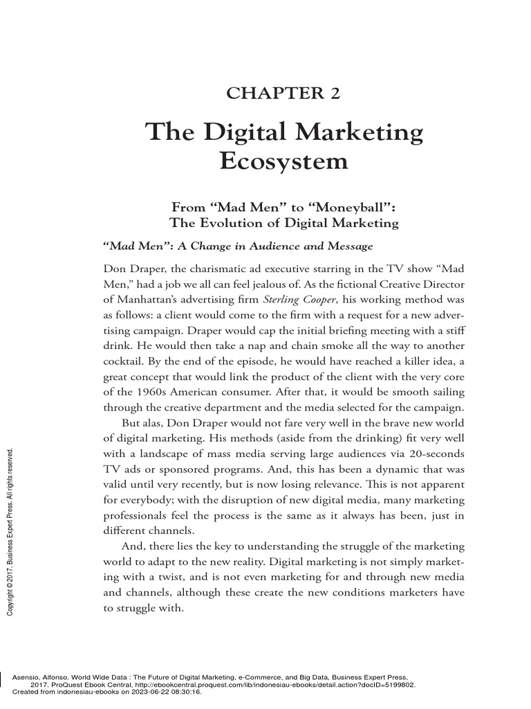 World Wide Data The Future of Digital Marketing E-... - (Chapter 2 The ...
