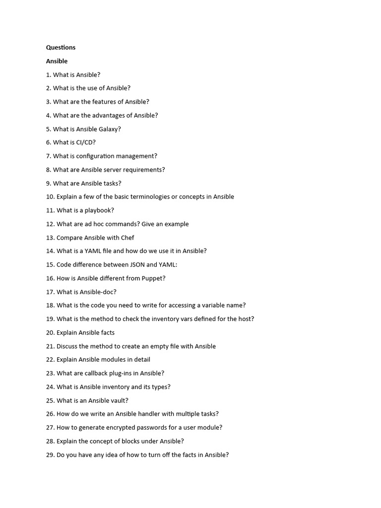 Ansible and Auto Scaling Interview Questions | PDF | Scalability | Linux