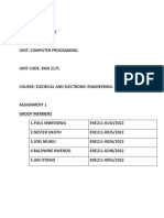 Loops and Conditional Statements