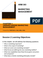 Session 2 - Understanding Marketing Management