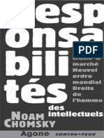 Noam Chomsky - Responsabilités des intellectuels (Agone, 1998)