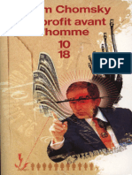 Noam Chomsky - Le profit avant l'homme (Fayard, 2003)
