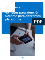 Frases de Atencion Al Cliente Plataformas Digitales