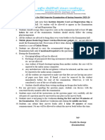 Seat Plan and Guidelines To The Students For Mid Semester Examination of Spring Semester 2023-2024-1