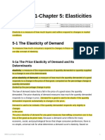 MECO 111-Chapter 5 Elasticities