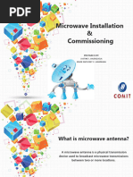 Microwave Installation and Commisioning