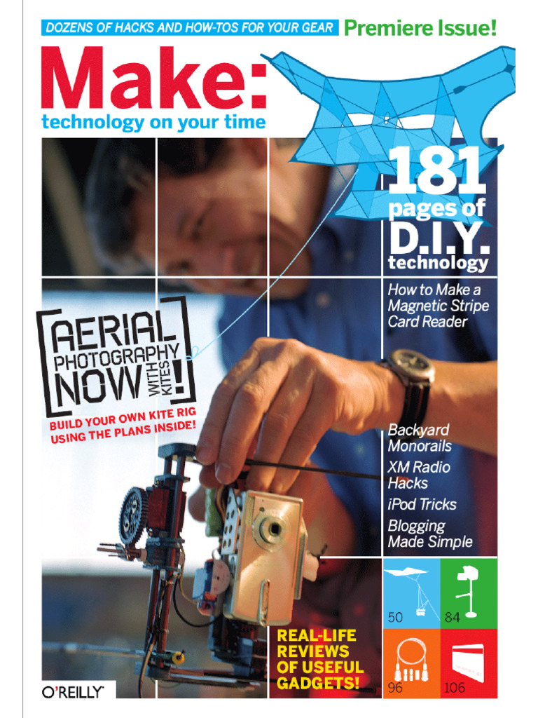 Make Diy It Magazine - Volume 01 Aerial Photography Now With Kites | PDF