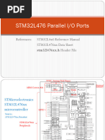 ARM STM32L476 Parallel IO