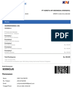 Payment Detail Perjalanan