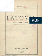 Latomia (Madrid) - 1933, Núm.2