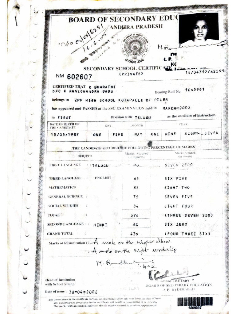 10 TH Marklist | PDF