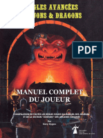Manuel Complet Du Joueur 1-5 Révision Mars 2024 Couverture Rétro