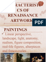 Characteristics of Renaissance and Baroque Artworks