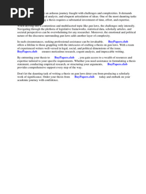 Research Paper Gun Laws