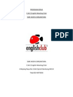 Program Kerja English Club 2014 2016