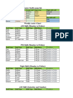 Roster Chart