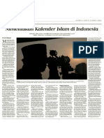 Kalender Islam Di Indonesia (Kompas 9 Mar 24)