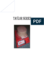 3 Taylor Series