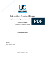 Inteligência Artificial (Trabalho)