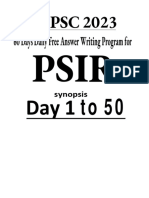 Only Ias Psir Day 1 To 50 Synopsis