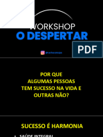 Workshop - Despertar Ser - Educacional