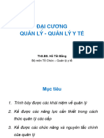 Dai Cuong Quan Ly - Quan Ly y Te