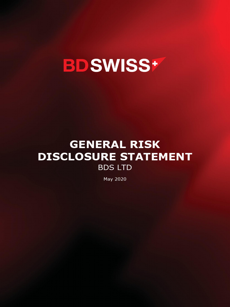 BDS Ltd General Risk Disclosure Statement | PDF