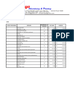 Daftar Harga Tinta Dan ATK