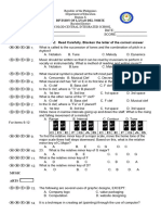 Grade 6 2nd Periodical Test With TOS & Answer Keys MAPEH