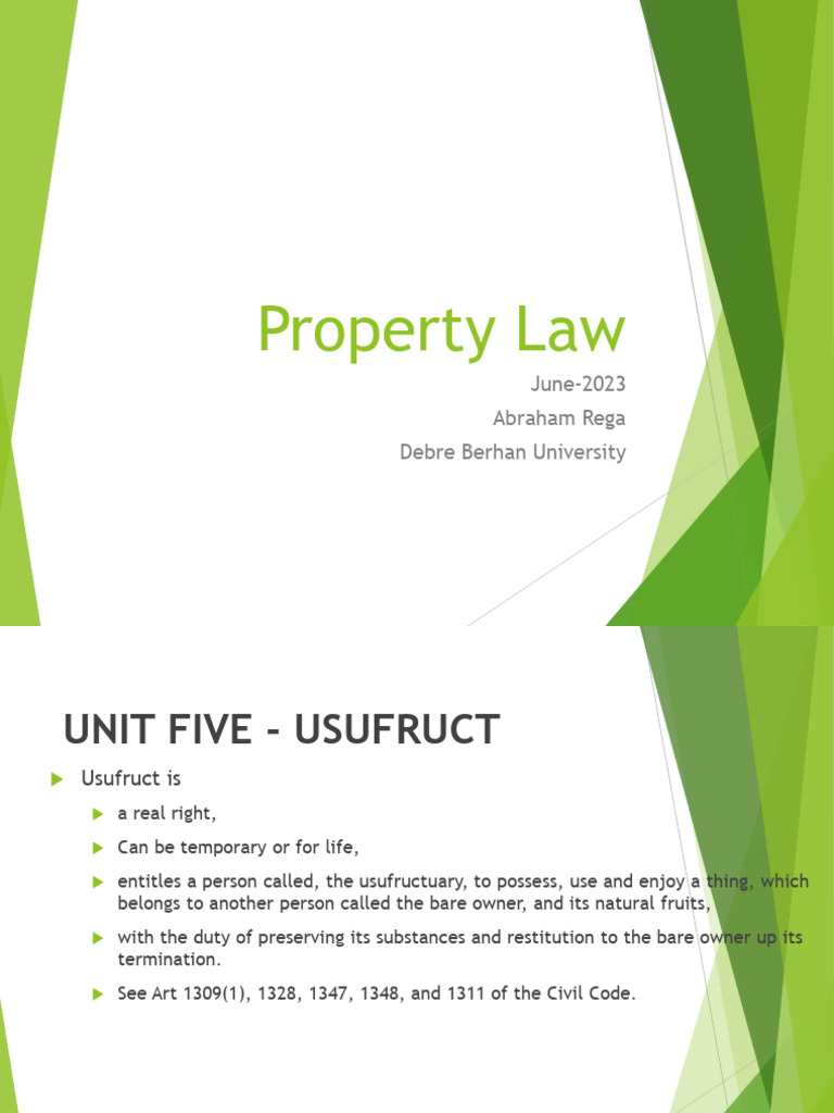 Property Law - Notes - Chapter 5 To 9 | PDF | Ownership | Eminent Domain