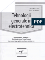 Tehnologii Generale in Electrotehnica Cls 9 Manual Florin Mares