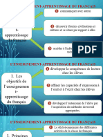 Initition à l'enseignement du français