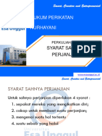 Syarat Syahnya Perjanjian