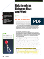 10.1 Relationships Between Heat & Work