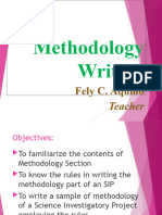 Writing Methodology