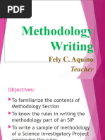 Writing Methodology