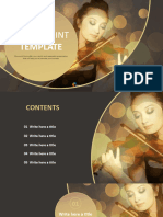 SlideMembers ViolinPlayingPowerPointDownloadFree PW 9251