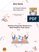 Aksi Nyata - Aktivitas Penguatan Numeras Di Mata Pelajaran IPA - Waliuddin, S.PD