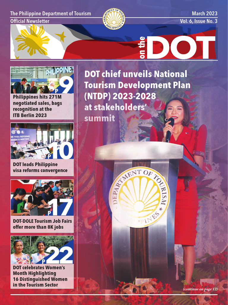On the DOT the Official Newsletter of the Department of Tourism | PDF