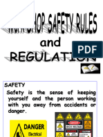 Shop Safety Rules