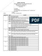 Jadwal Projek Tema I