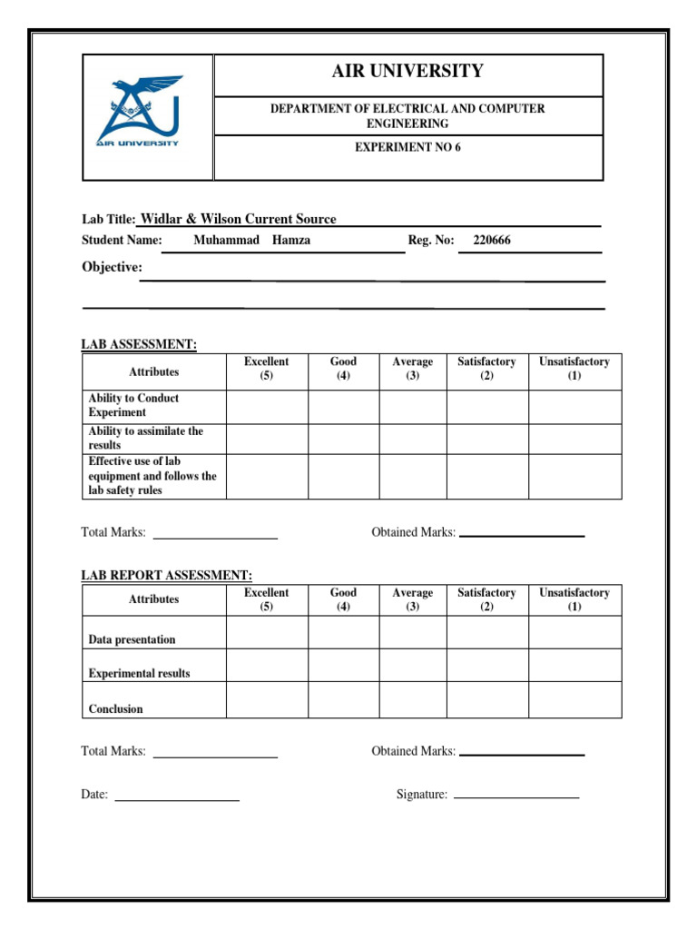 Ecd Lab 6 Pdf Electromagnetism Analog Circuits
