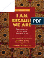 I Am Because We Are Readings in Africana Philosophy (Fred Lee Hord Jonathan Scott Lee) (Z-Library)
