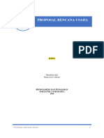 Template-Proposal-Business-Plan Persiapan Tefa