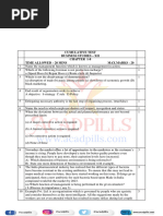 Cumulative Class Test B.STD Class Xii Chapter 1-8