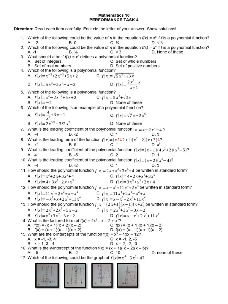 Grade 10 Performance Task on Circles | PDF | Circle | Angle