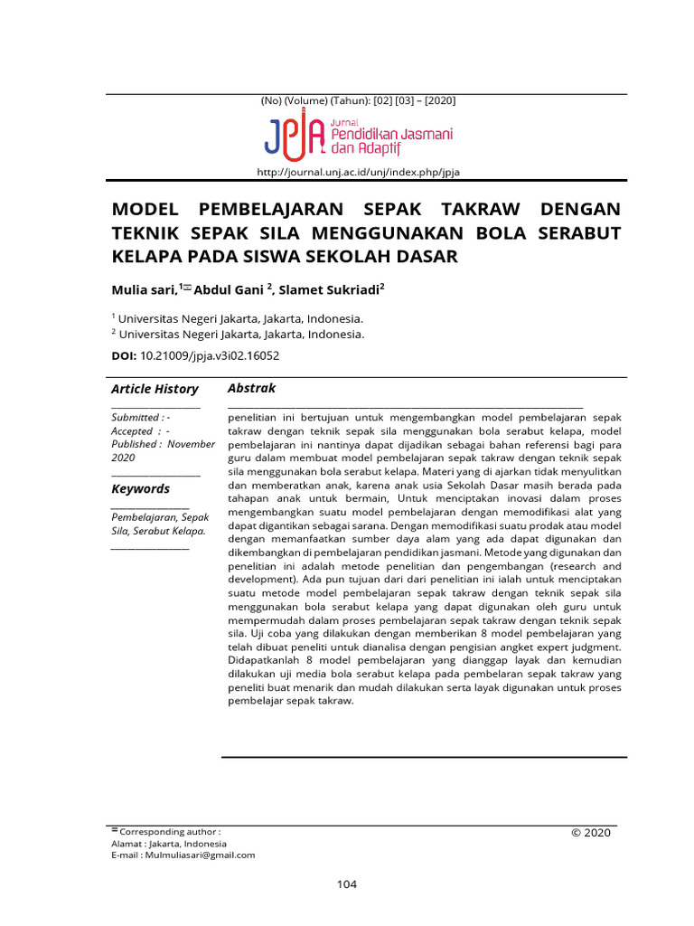 16052-Article Text-46292-1-10-20201231 | PDF | Karier & Perkembangan ...