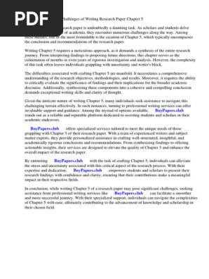 Research Paper Chapter 5