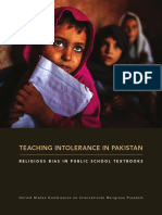 Teaching Intolerance in Pakistan