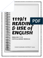 1119 P1 Cefr Reading Module
